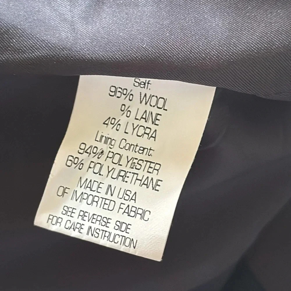 Theory sz 6 wool button close blazer excellent like new condition business work - Picture 9 of 9